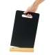 Pizarra de mesa rectangular asa madera 34x21cm 3