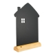 Pizarra de mesa casa madera 32x23cm 3