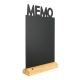 Pizarra de mesa memo madera 35x21cm 3