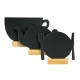 Pack de 3 pizarras de mesa mix madera 10x15cm 2