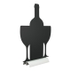 Pizarra de mesa vino aluminio 35x23cm 3