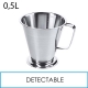 Jarra detectable acero inox graduada 0,5L