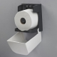 Portarrollos mixto papel WC/toallas blanco M universal 2