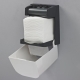 Portarrollos mixto papel WC/toallas blanco M universal 3