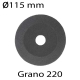 Lija flexible SAG diámetro 115mm grano 220