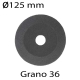 Lija flexible SAG diámetro 125mm grano 36