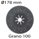 Lija flexible SAG diámetro 178mm grano 100