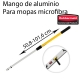 Mango Mopas de Microfibra Rubbermaid amarillo 101cm