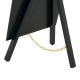 Pizarra caballete de mesa negro 24x15cm 4