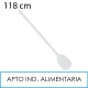 Pala 118 cm para industria alimentaria blanco
