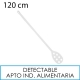 Pala agujeros 120cm detectable alimentaria blanco