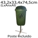 Papelera exterior 50 Lts 2