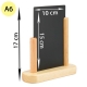 Pizarra de mesa Elegant natural A6