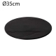 Plato pizarra redondo PP 35cm