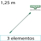 Prolongador 3 tramos Teleplus Unger 1,25 m