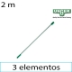 Prolongador 3 tramos Teleplus Unger 2 m