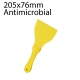 Rasqueta antimicrobial alimentaria 205x76mm amarillo