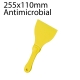 Rasqueta antimicrobial alimentaria 255x110mm amarillo