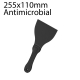 Rasqueta antimicrobial alimentaria 255x110mm negro