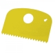 Rasqueta detectable flexible dentada 225x118mm M523 amarillo