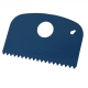 Rasqueta detectable flexible dentada 225x118mm M523 azul