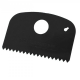 Rasqueta detectable flexible dentada 225x118mm M523 negro