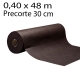 Rollo mantel 0,40x48m precorte 30cm Cacao