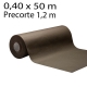 Rollo mantel 0,40x50m precorte 1,2m Cacao