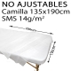 Sábanas desechables no ajust SMS 150x200cm 100 uds
