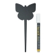 Pack de 5 etiquetas pizarra decor mariposa 2