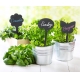 Pack de 5 etiquetas pizarra decor mariposa 4