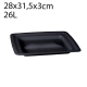Tapa para cubeta alta 26 litros negro