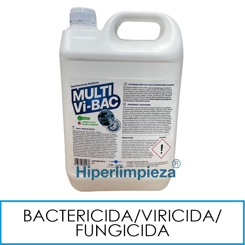 Desinfectante hidroalcohólico MULTI VI-BAC 5L